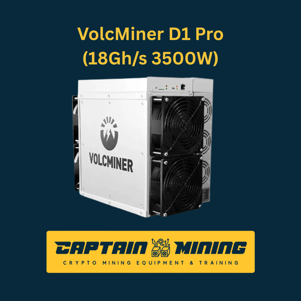 Captain mining VOLCMINER_D1_Pro_18Gh_s_3500W_Litecoin_Dogecoin_Bells_Miner