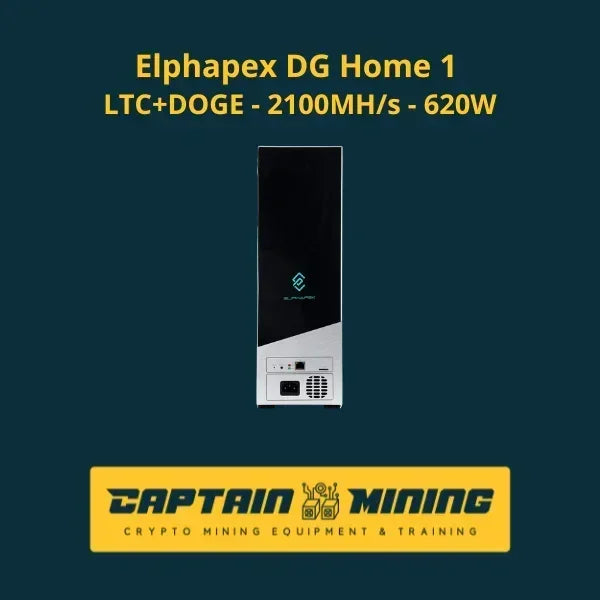 Elphapex DG Home 1 ASIC miner with liquid cooling, designed for Dogecoin and Litecoin mining