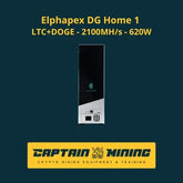 Elphapex DG Home 1 ASIC miner with liquid cooling, designed for Dogecoin and Litecoin mining
