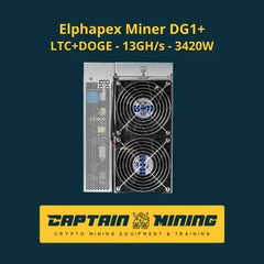 Elphapex DG1 11G Scrypt ASIC miner for Litecoin and Dogecoin with 3420W power consumption
