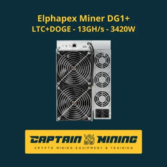 Elphapex DG1 11G Scrypt ASIC miner for Litecoin and Dogecoin with 3420W power consumption