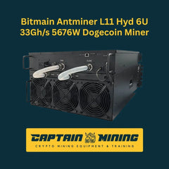 Bitmain Antminer L11 Hyd 6U 33Gh/s 5676W Dogecoin Miner