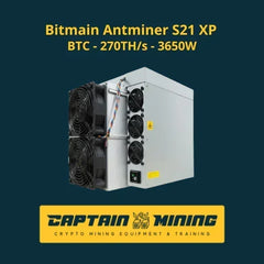 Bitmain Antminer S21 XP with 270 TH/s hashrate and air-cooling system