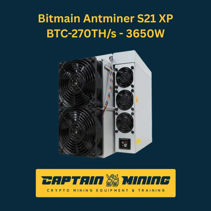 Bitmain Antminer S21 XP 270TH/s — hébergement air cooling
