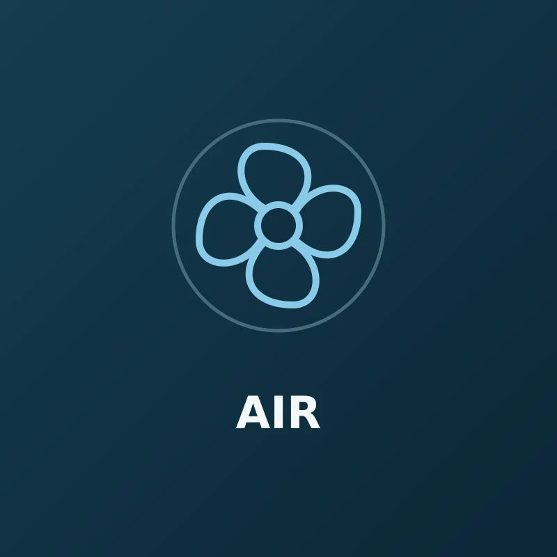 Collection hébergement ASIC Air — ventilation