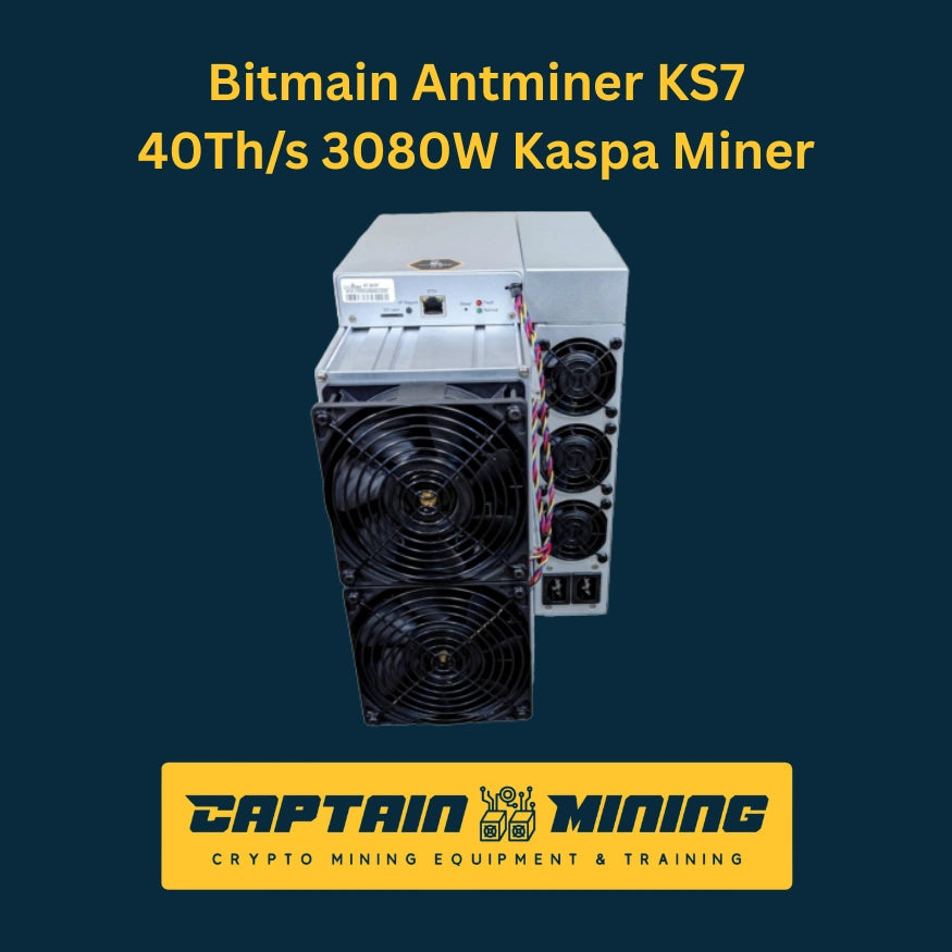 Bitmain Antminer KS7 40Th/s – KHeavyHash Kaspa ASIC Miner 3080W