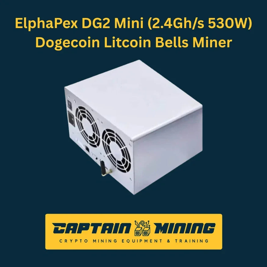 ElphaPex DG2 Mini 2.4G 530W Dogecoin Litcoin Bells Miner Main image