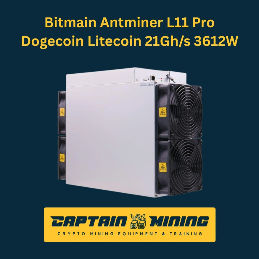 Bitmain Antminer L11 Pro 21GH/s – Scrypt Dogecoin Litecoin Miner 3612W