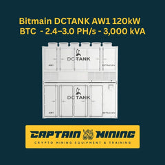 Bitmain DCTANK AW1 120kW Accomodate 376 Classic Asic Miners Air Cooling Container