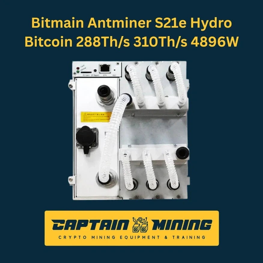 Bitmain Antminer S21e Hydro 288Th/s 310Th/s 4896W Bitcoin Miner Hydro Cooling Main image