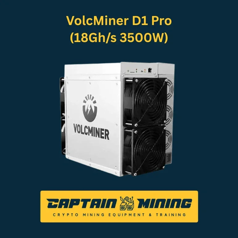 VOLCMINER D1 Pro 18Gh/s 3500W Litecoin Dogecoin Bells Miner