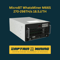 MicroBT WhatsMiner M66S 292T 18.5/TH Bitcoin Mining Machine for Oil Cooling Immersion Equipment