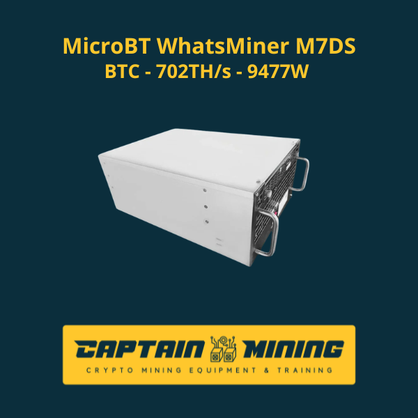 WhatsMiner M7DS 702TH/s – MicroBT Hydro Bitcoin ASIC Miner | Buy Now Imagen secundaria del producto