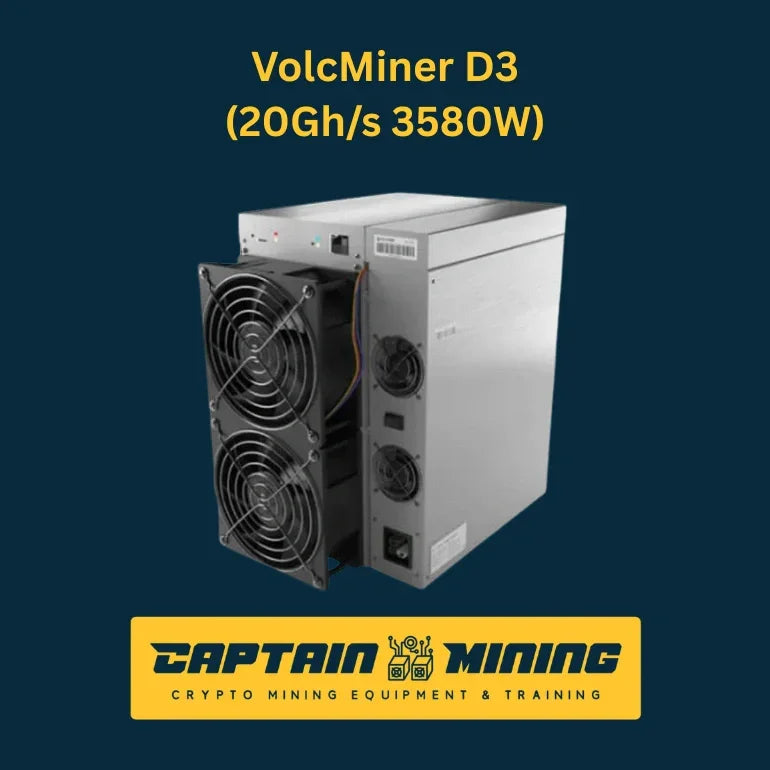 VolcMiner D3 20 GH/s 3580W Litecoin Dogecoin Bells Miner Main image