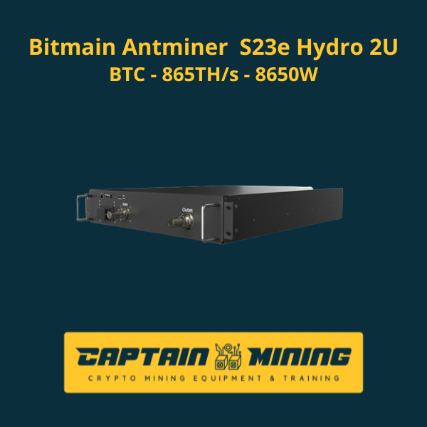 Bitmain Antminer S23e Hydro 2U 865TH/s – Top-Tier BTC Hydro ASIC Miner | Buy Now Image secondaire du produit