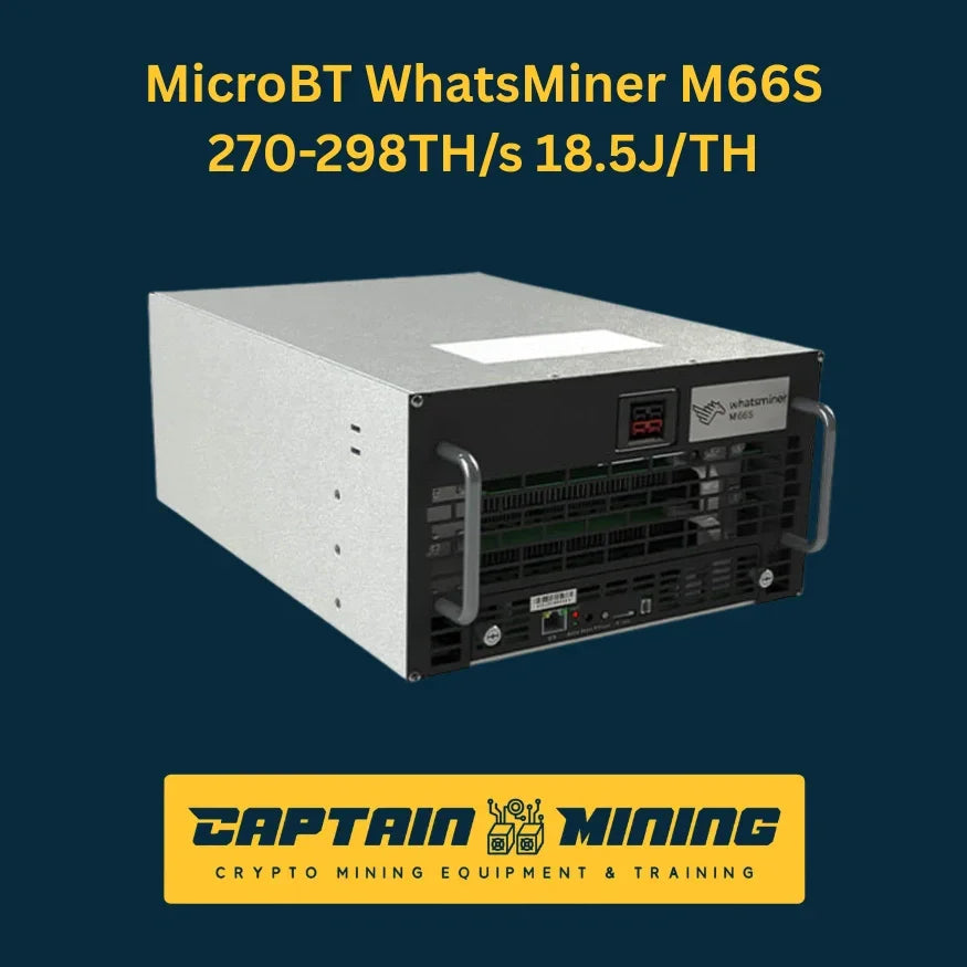 MicroBT WhatsMiner M66S 292T 18.5/TH Bitcoin Mining Machine for Oil Cooling Immersion Equipment Main image