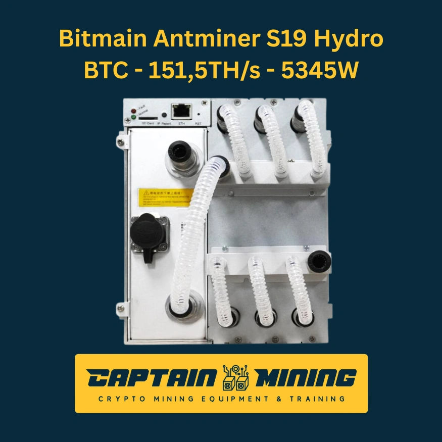Bitmain Antminer S19 Hydro 151TH/s – Water-Cooled Bitcoin ASIC Miner