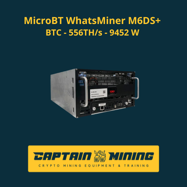 WhatsMiner M6DS+ 556TH/s – MicroBT Hydro Bitcoin ASIC Miner Secondary image