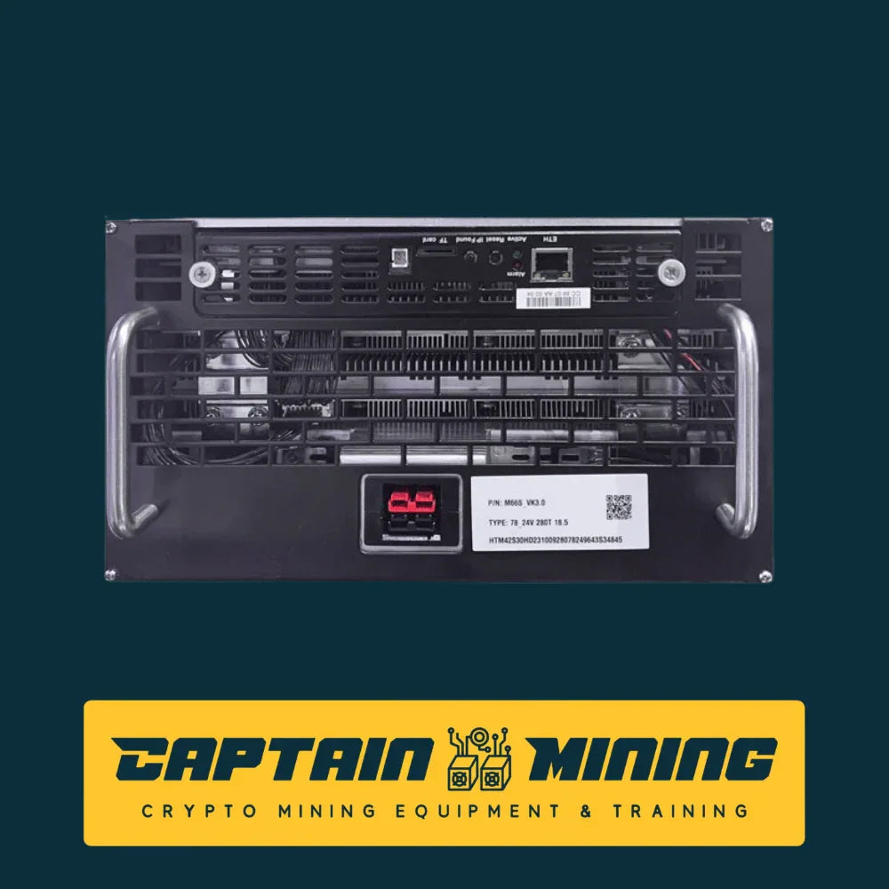 MicroBT WhatsMiner M66S 292T 18.5/TH Bitcoin Mining Machine for Oil Cooling Immersion Equipment