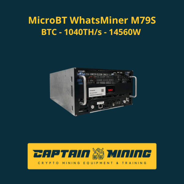 WhatsMiner M79S 1040TH/s – MicroBT Hydro Bitcoin ASIC Miner | Buy Now
