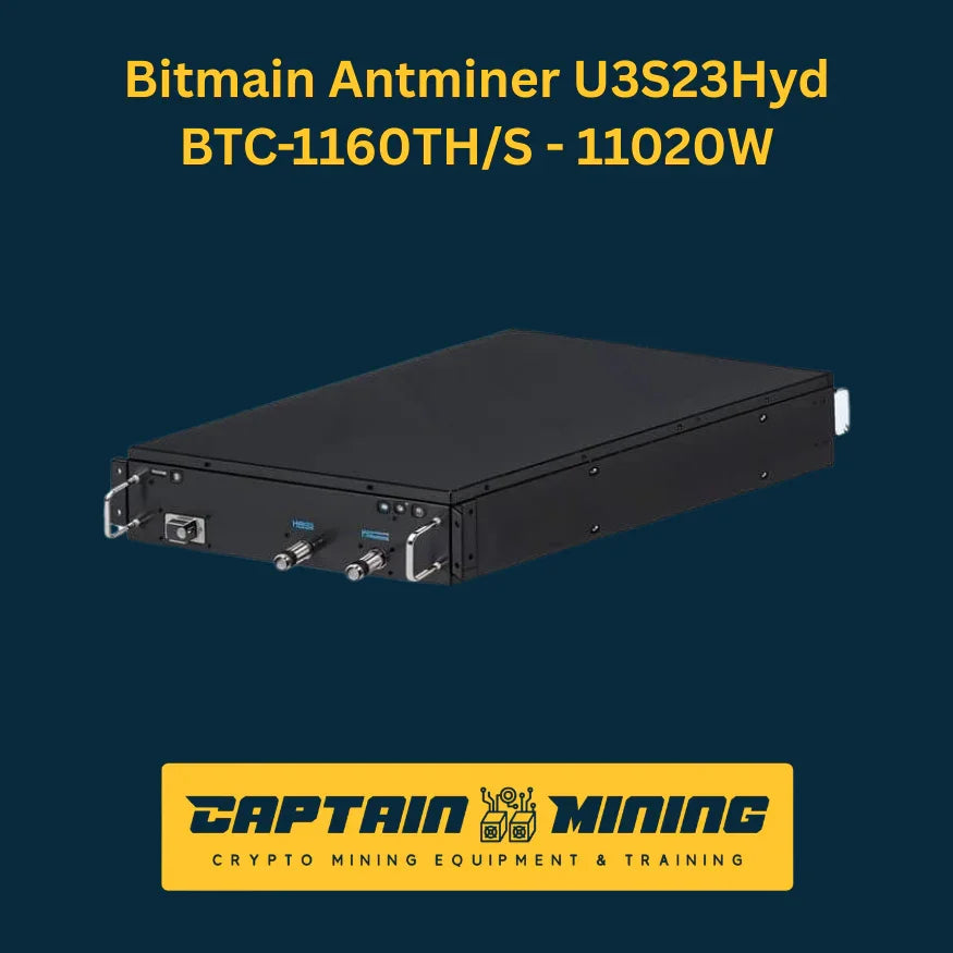 Bitmain Antminer U3S23Hyd. 1160Th 11020W Bitcoin Miner Hydro Cooling Main image