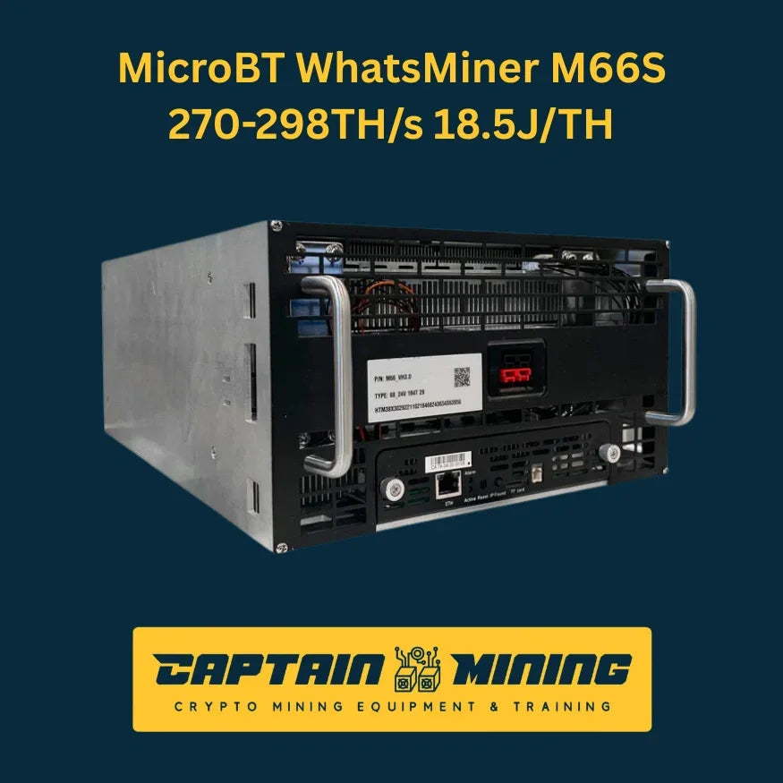 MicroBT WhatsMiner M66S 292T 18.5/TH Bitcoin Mining Machine for Oil Cooling Immersion Equipment