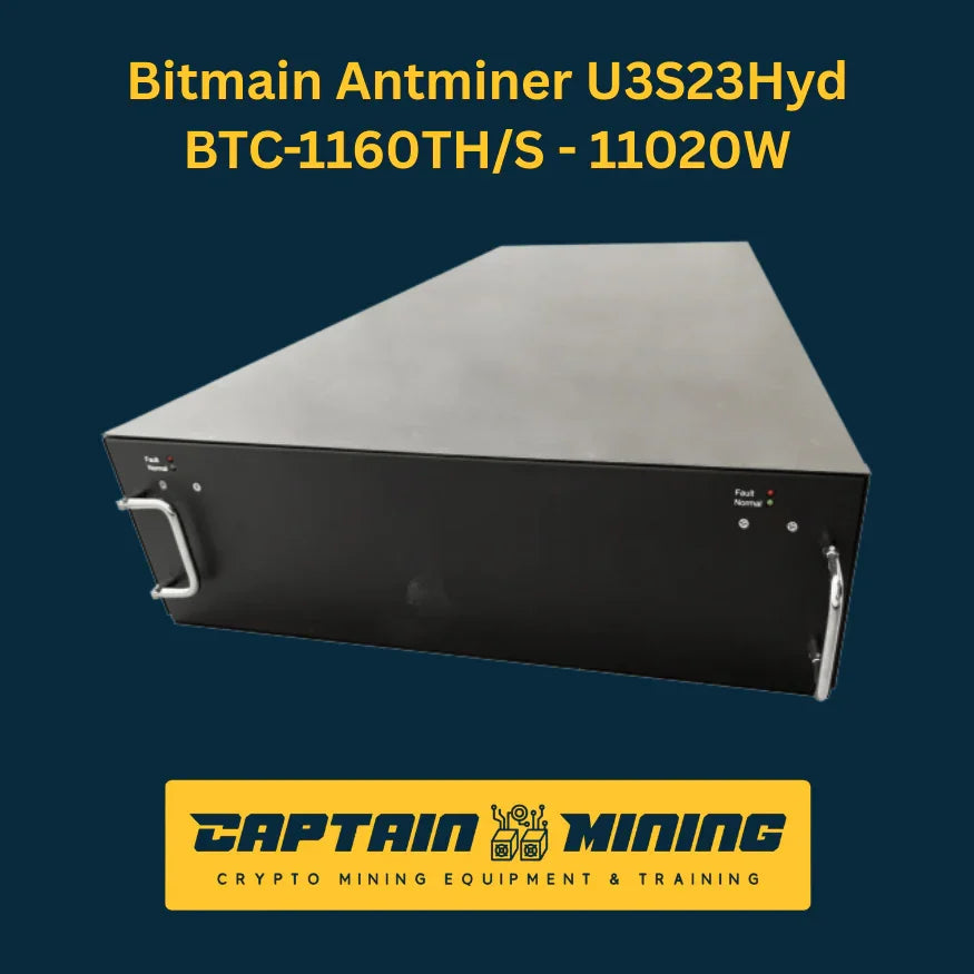 Bitmain Antminer U3S23Hyd. 1160Th 11020W Bitcoin Miner Hydro Cooling