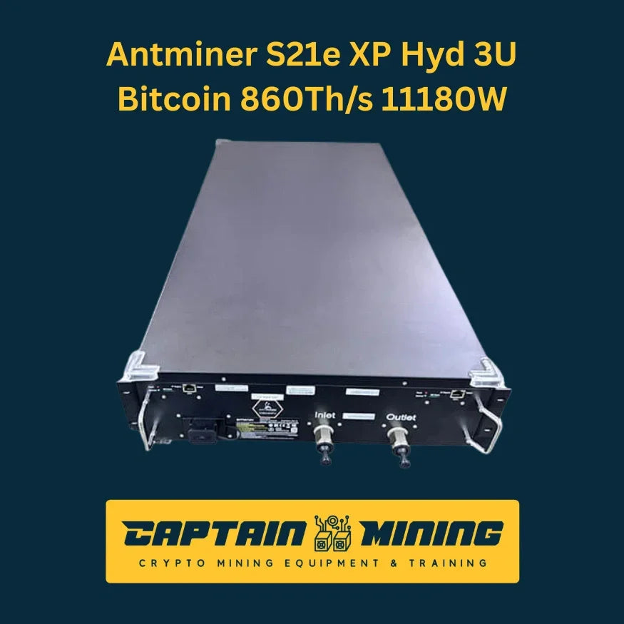 Antminer S21e XP Hydro 3U – Bitmain Bitcoin ASIC Miner Main image