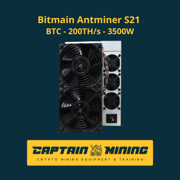 Bitmain Antminer S21 200 TH/S 3500W