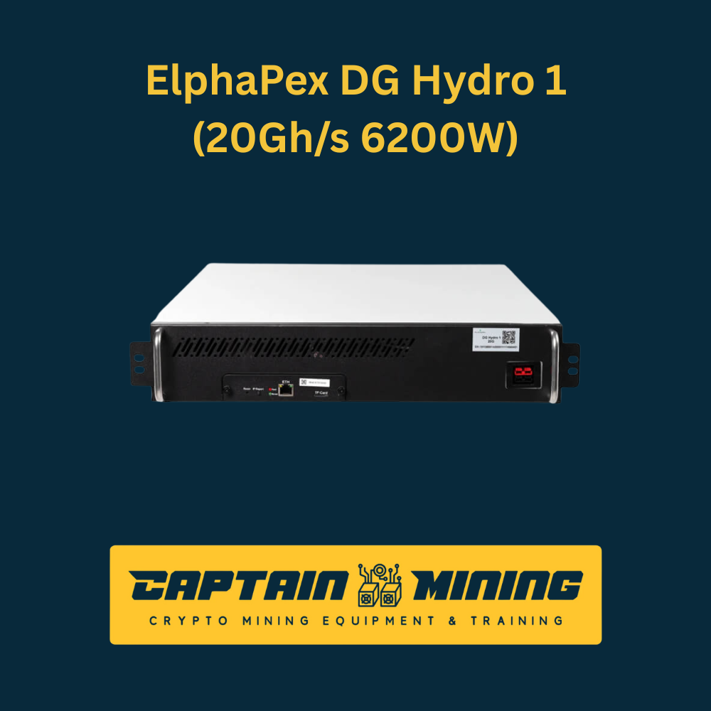 Captain mining ElphaPex_DG_Hydro_1_20Gh_s_6200W_Litcoin_Dogecoin_Bells_Miner