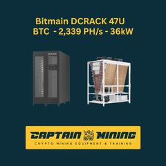 Bitmain DCRACK 36kW Support 47 Classic Asic Miners Air Cooling Cabinet