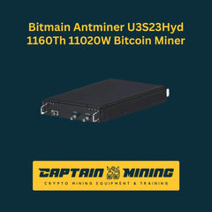 Bitmain Antminer U3S23Hyd. 1160Th 11020W Bitcoin Miner Hydro Cooling