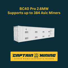 Immersion Cooling Container BC40 PRO Supports Up to 384 Asic Miners