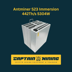 Bitmain Antminer S23 Immersion 442Th/s 5304W Bitcoin Miner Immersion Cooling