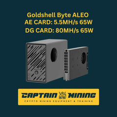 Goldshell Byte modular crypto miner with interchangeable mining cards