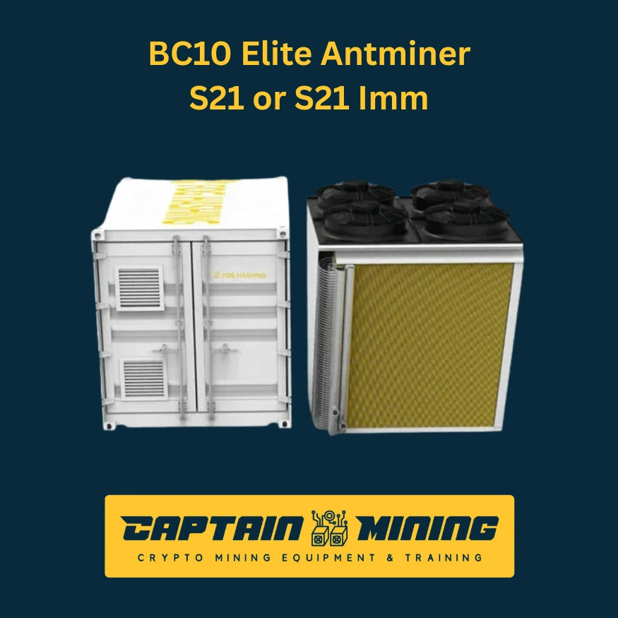 BC10 Elite Antminer S21 S21 Imm Immersion Cooling Container for Sale - Professional Crypto Mining Equipment - CaptainMining