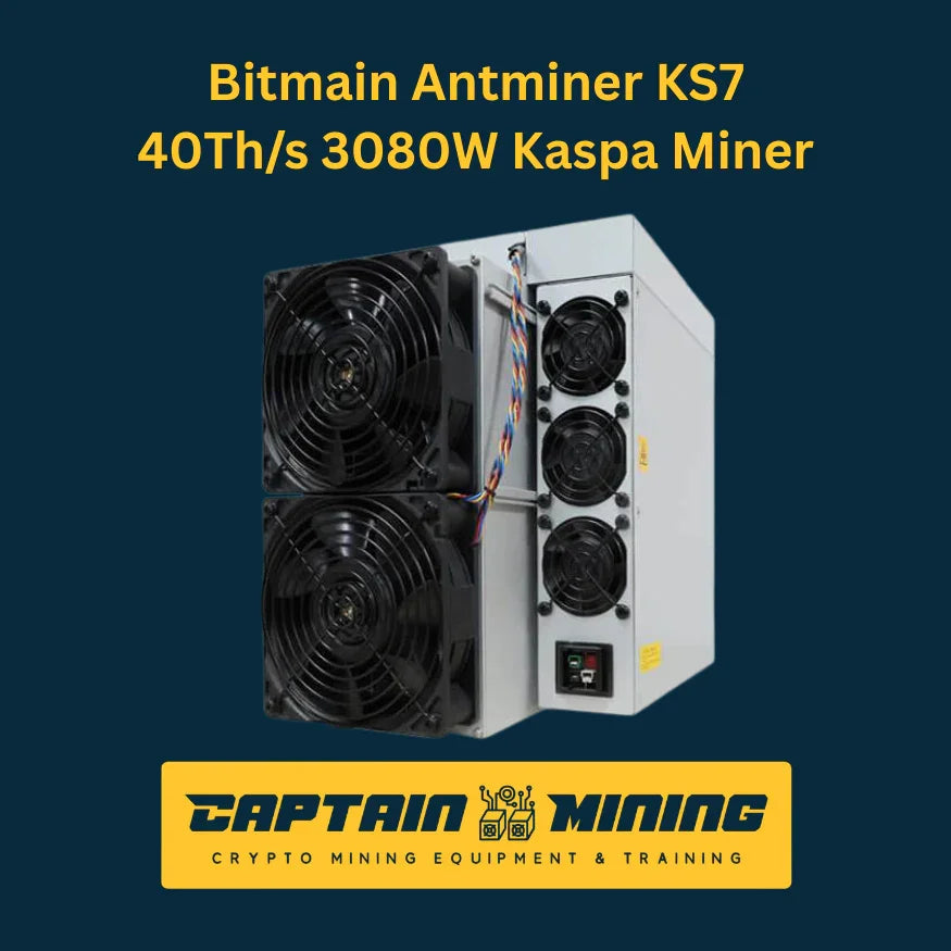 Bitmain Antminer KS7 Kaspa 40TH/s 3080W - Kaspa Cryptocurrency Mining Equipment - CaptainMining