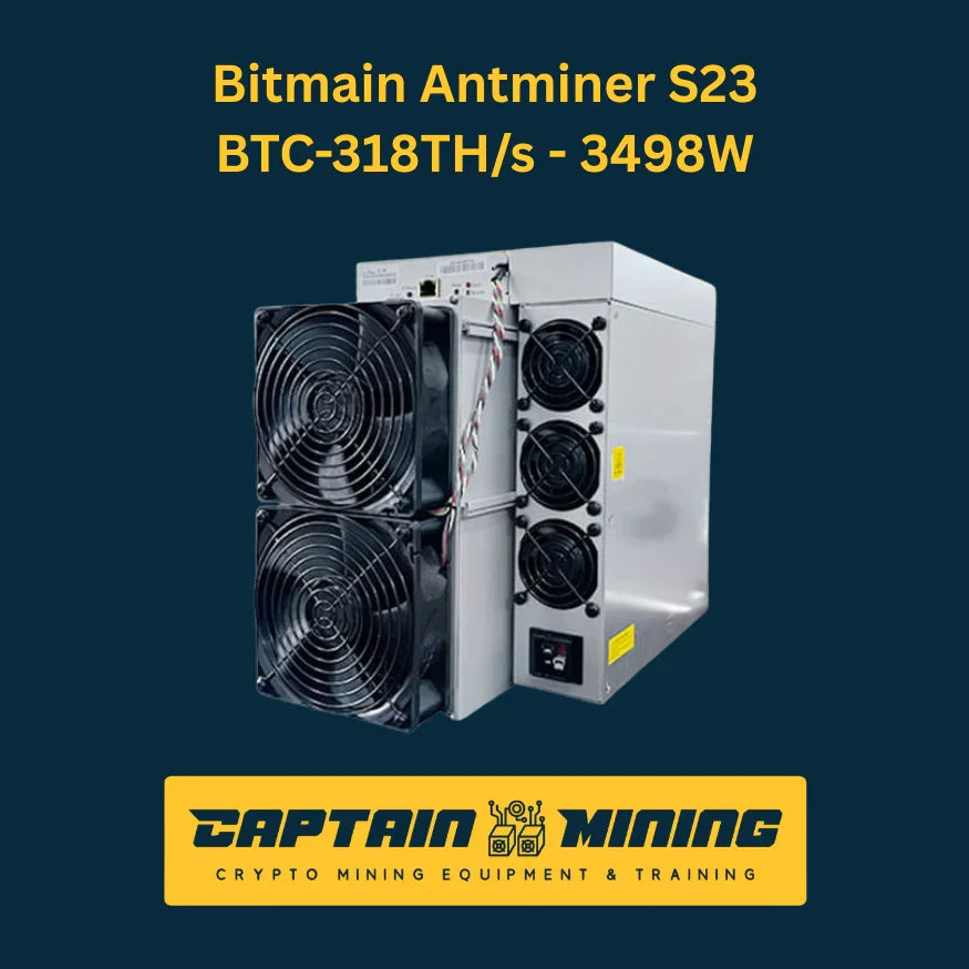 Bitmain Antminer S23 318TH/s – Minerador ASIC de Bitcoin refrigerado a ar SHA-256 Imagem secundária do produto