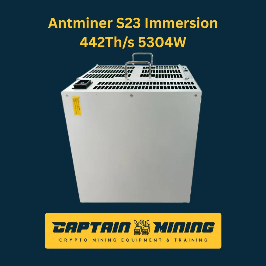 Bitmain Antminer S23 Immersion 442TH/s 5304W - Immersion Cooling Bitcoin Miner - CaptainMining