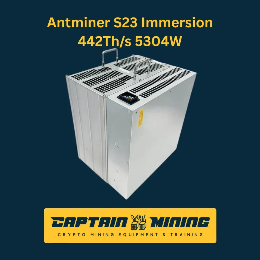 Bitmain Antminer S23 Immersion 442TH/s 5304W - Immersion Cooling Bitcoin Mining Equipment - CaptainMining Imagen principal del producto