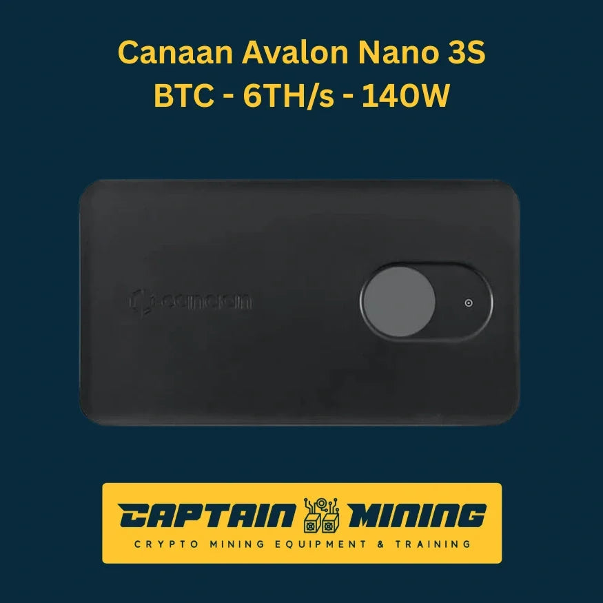 Canaan Avalon Nano 3S BTC-6TH/s 140W - Bitcoin Miner Top View - CaptainMining