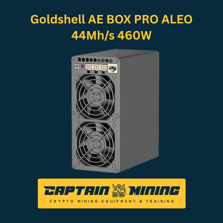 Goldshell AE BOX PRO Aleo 44MH/s 460W for Sale - Aleo Cryptocurrency Mining Hardware - CaptainMining Imagen principal del producto