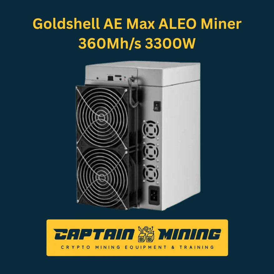 Goldshell AE Max ALEO Miner 360MH/s 3300W for Sale - Compact Cryptocurrency Mining Hardware - CaptainMining Imagen principal del producto