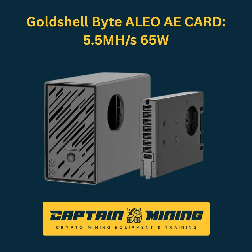 Goldshell Byte ALEO AE CARD 5.5MH/s 65W for Sale - Aleo Cryptocurrency Mining Hardware - CaptainMining Imagen principal del producto