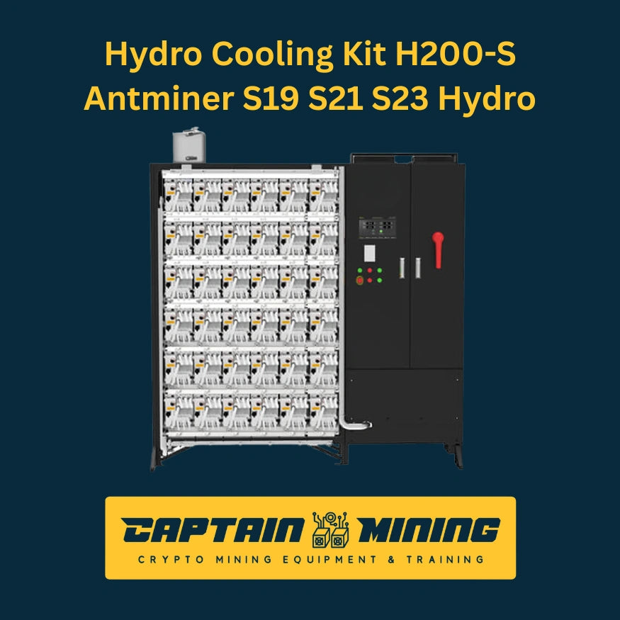 Hydro Cooling Kit H200-S immersion cooling system for Bitmain Antminer S19 S21 S23 Hydro – industrial ASIC miner liquid cooling solution by CaptainMining