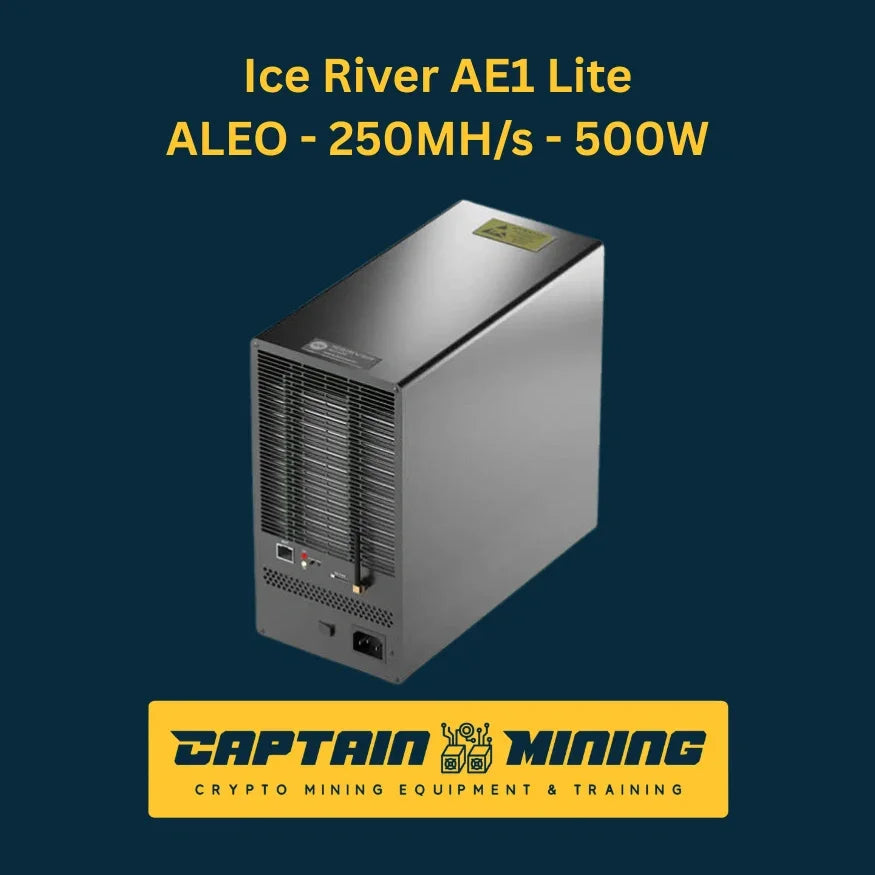 Ice River AE1 Lite ALEO 250MH/s 500W Alephium Miner Cryptocurrency Hardware for Sale - ASIC Mining Equipment - CaptainMining