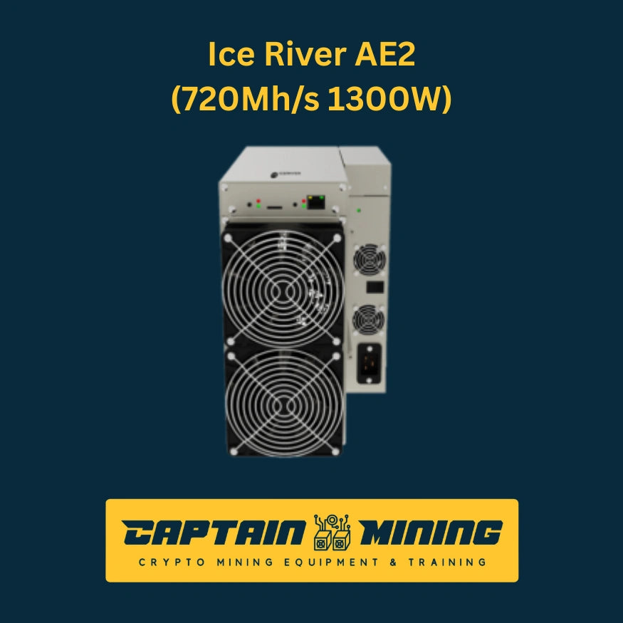 Ice River AE2 720Mh/s 1300W ASIC Miner - Front View - CaptainMining