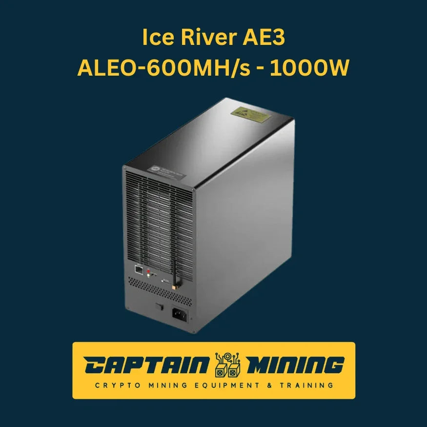 Ice River AE3 ALEO 600MH/s 1000W Miner Cryptocurrency Mining Hardware for Sale - ASIC Equipment - CaptainMining