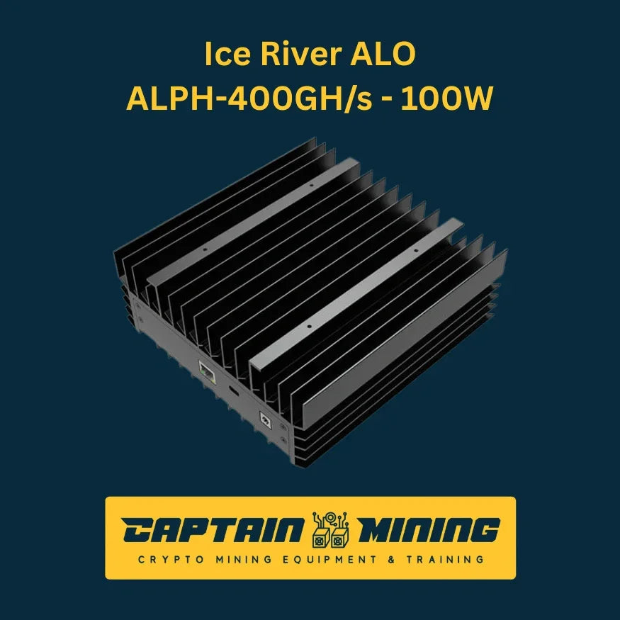 Ice River ALO ALPH Alephium 400GH/s 100W for Sale - Cryptocurrency Mining Hardware - CaptainMining