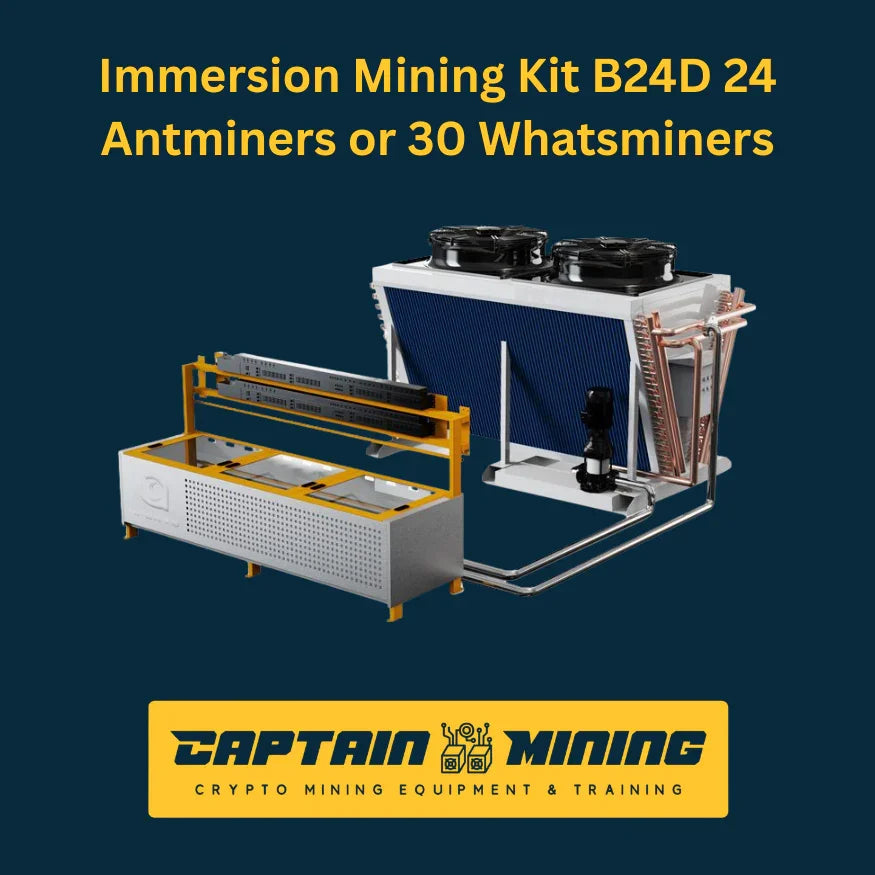Immersion Mining Kit B24D 24 Antminers or 30 Whatsminers - Bitcoin Mining Immersion Cooling System - CaptainMining Main image